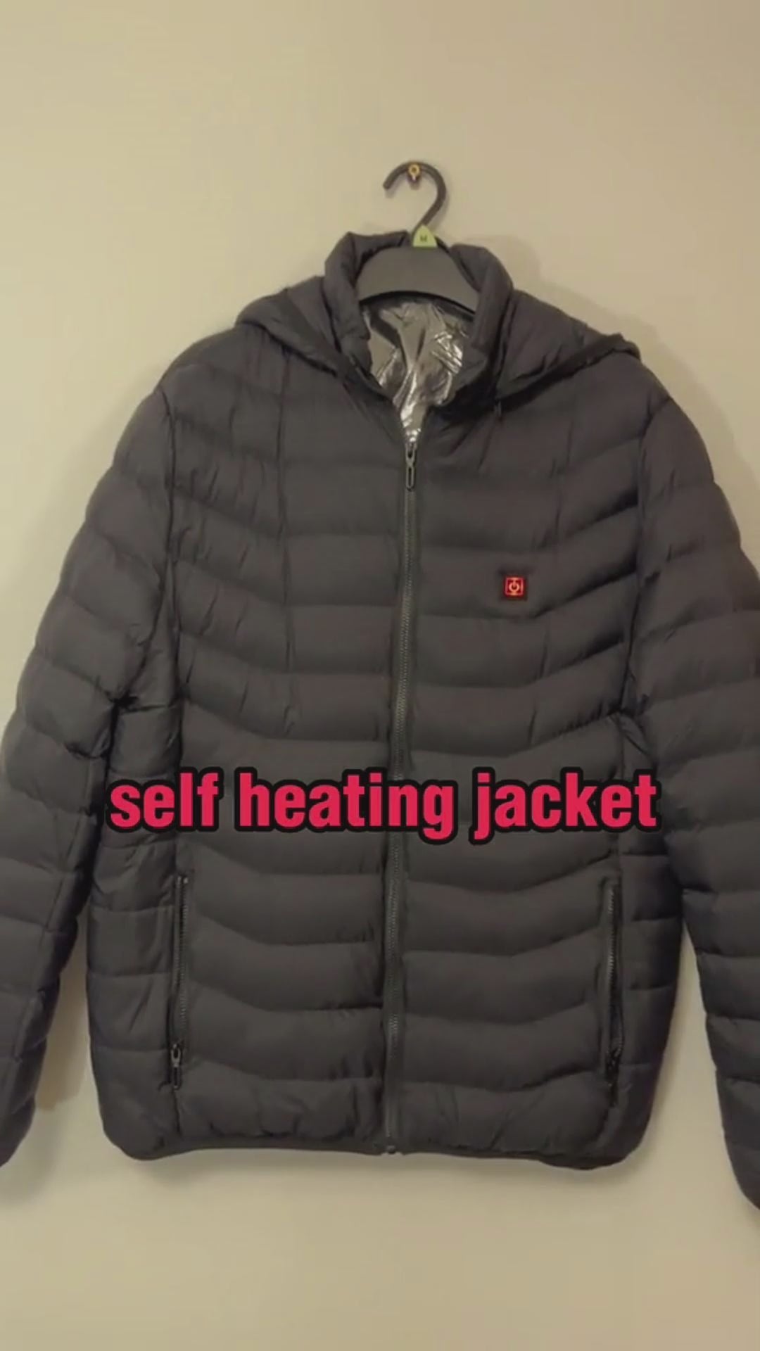 Winter Heated Jacket USB Electric Cotton Coat Zip-up Heater Thermal Clothing Heating Vest For Men
